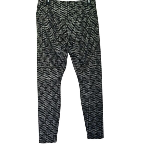 Lysse Signature Lattice Plaid Leggings Size Large - Picture 3 of 5